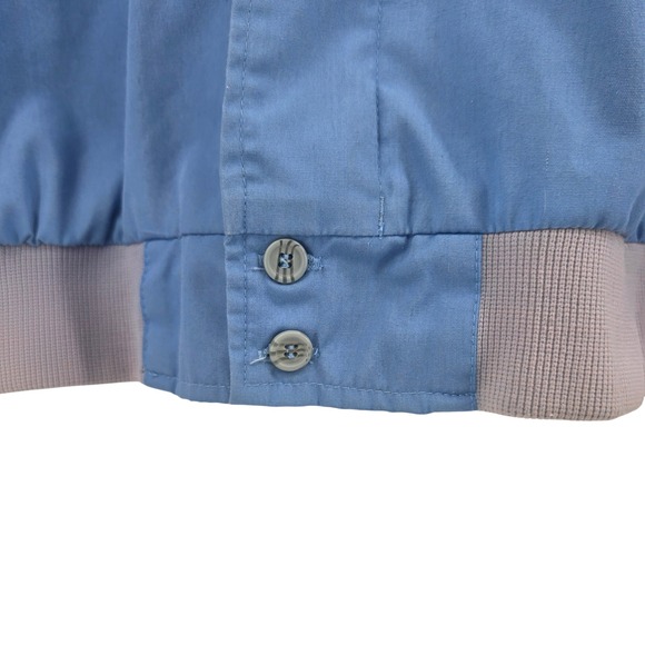 Vtg Field & Stream‎ Mens XL Blue Jacket Bomber Plaid Lined Button Up Casual - Picture 4 of 10